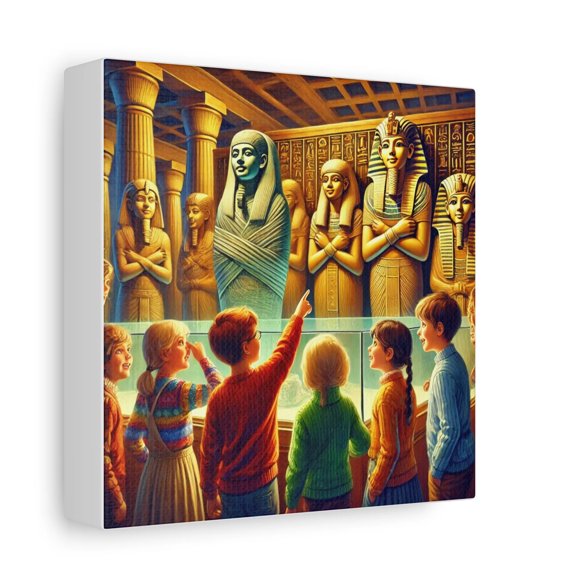 Egyptian Adventure Wall Art - Matte Canvas, Stretched, Gifts for friends, Gifts for love ones, Home decoration, Office decoration