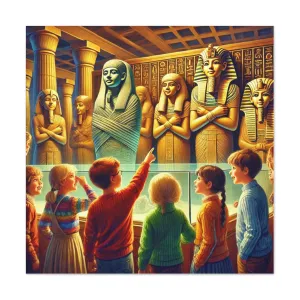 Egyptian Adventure Wall Art - Matte Canvas, Stretched, Gifts for friends, Gifts for love ones, Home decoration, Office decoration