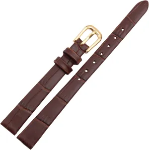 Elegant and Elegant Watch Bands for Men and Women, Genuine Leather Watch Strap 6mm to 16mm for Women, Stainless Steel Buckle, Mini Thin Bracelet, Breathable Watch Strap