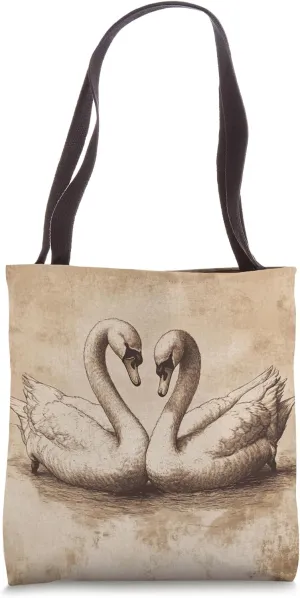 Elegant Swan Nature Art for Animal Lovers Tote Bag