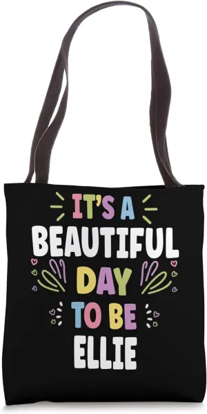 ELLIOT Personalized Name Beautiful Day ELLIOT Tote Bag