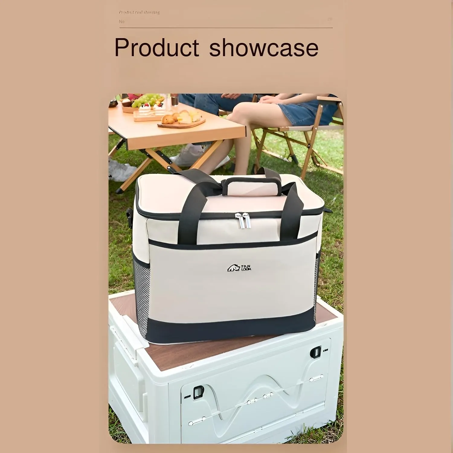 [Ellniges]【Portable Cooler Bag】 Outdoor Ice Box with Aluminum Insulation, 12H Cold Storage for Drinks, Leakproof Lunch Bag, Ergonomic Shoulder Strap, Perfect for Saudi Desert Adventures & Daily Use