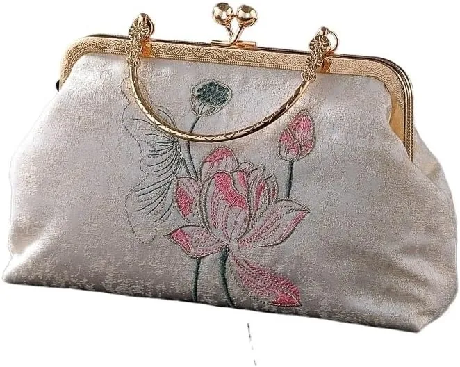 Embroidered Vintage Embroidery Bag Hanfu Ancient Style Messenger Bag Cheongsam Handbag Women's Bag