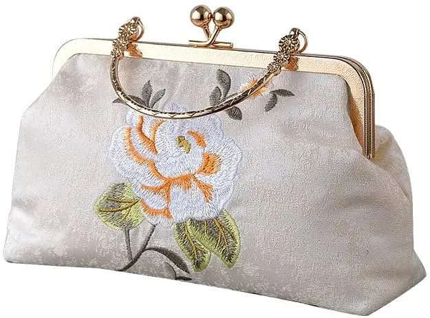 Embroidered Vintage Embroidery Bag Hanfu Ancient Style Messenger Bag Cheongsam Handbag Women's Bag