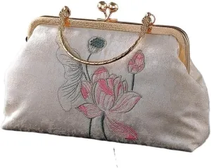 Embroidered Vintage Embroidery Bag Hanfu Ancient Style Messenger Bag Cheongsam Handbag Women's Bag