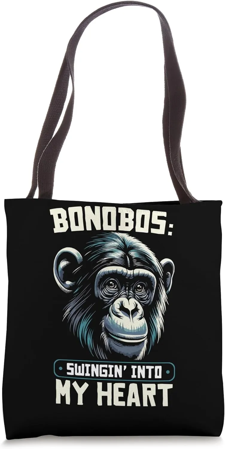 Endangered Species Bonobo Animal Rights Activist Tote Bag