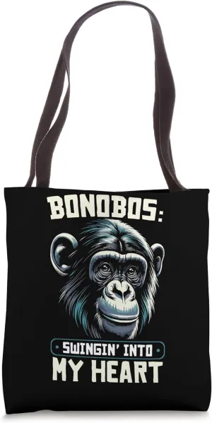 Endangered Species Bonobo Animal Rights Activist Tote Bag