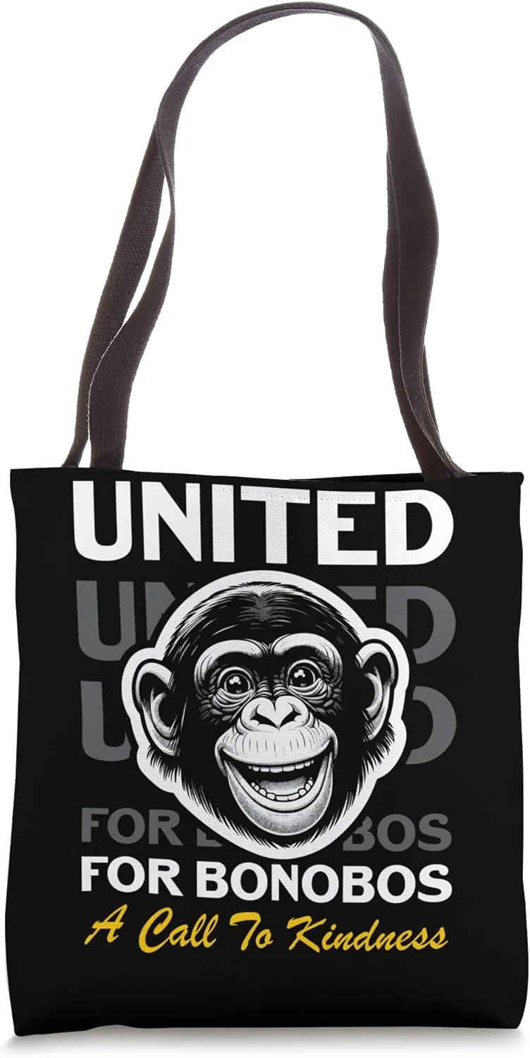 Endangered Species Bonobo Animal Rights Activist Tote Bag
