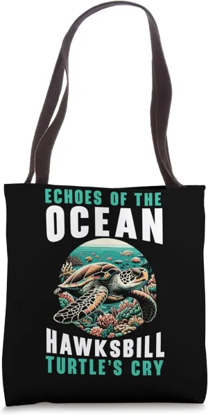 Endangered Species Hawksbill Turtle Animal Rights Activist Tote Bag