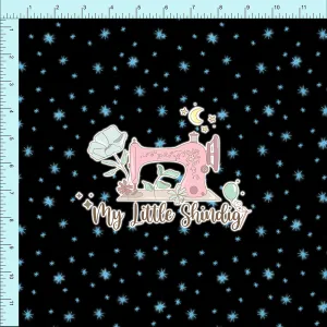 Fabric Club Month 26 - Fairy Godmother Sparkles on Black (pre-order)