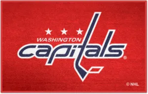 FANMATS - 10557 NHL Washington Capitals Nylon Face Starter Rug 19"x30"