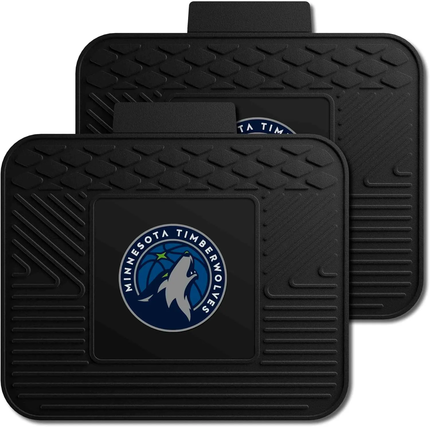 FANMATS 39913 NBA - Miami Heat 4-pc Vinyl Car Mat Set | Front Seat and Back Seat Car Mats with Team Logo