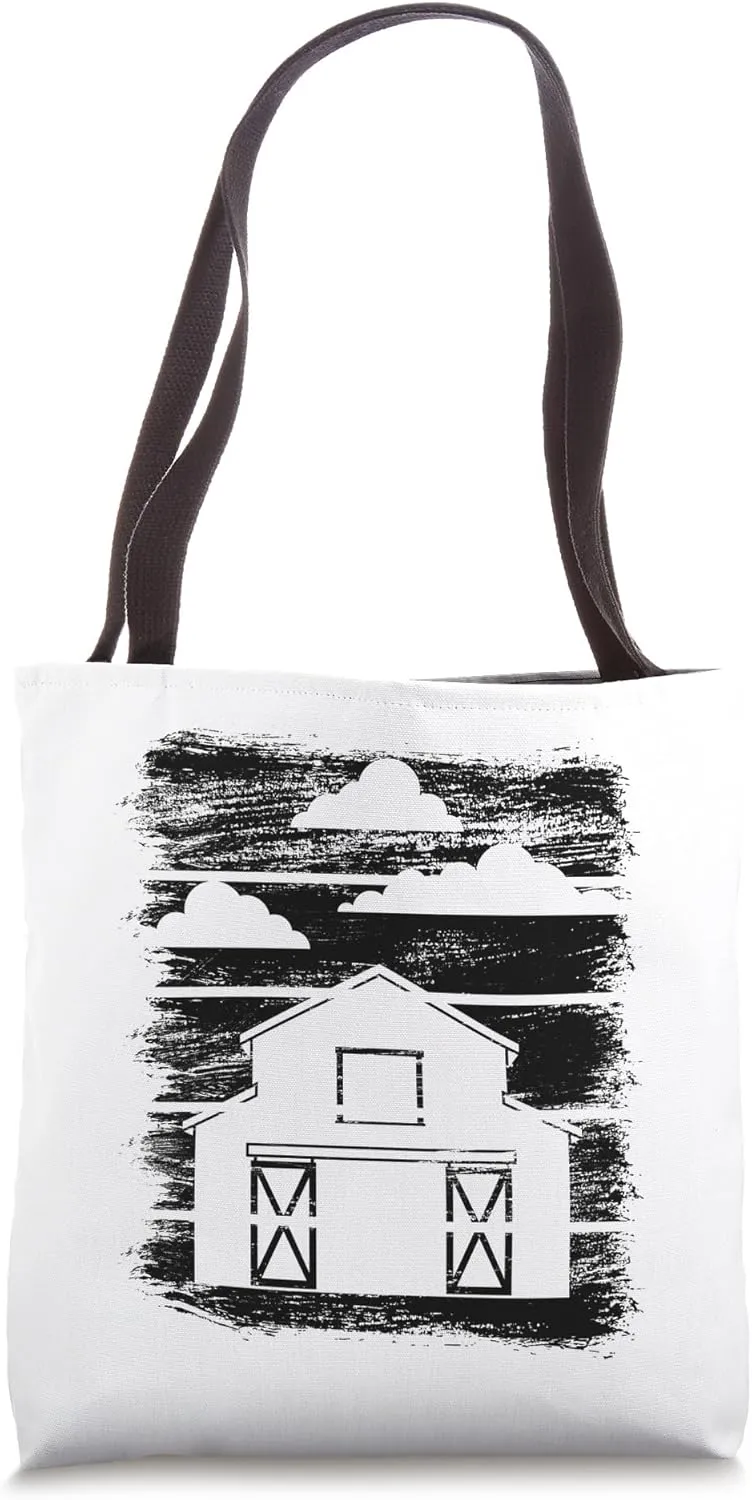 Farm Barn Husbandman Profession Tote Bag