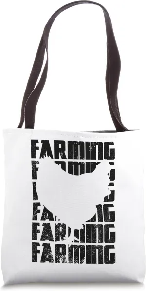 Farming Livestock Breeder Farmland Tote Bag