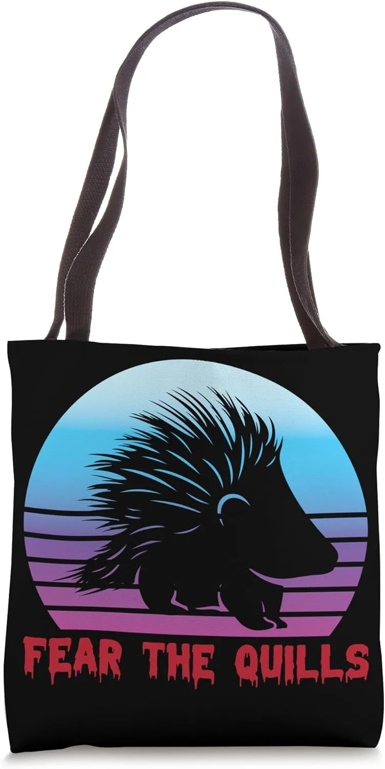 Fear The Quills Porcupine Tote Bag