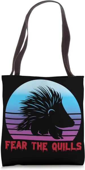 Fear The Quills Porcupine Tote Bag