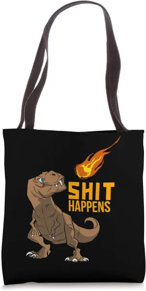 Fireball on Dragon - Shit Happens Tote Bag