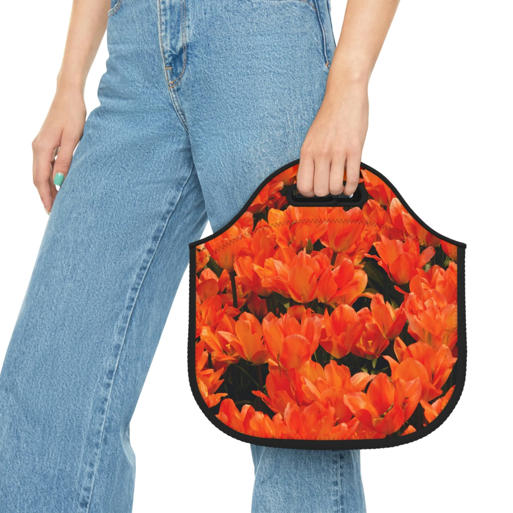 Flowers 03 Neoprene Lunch Bag