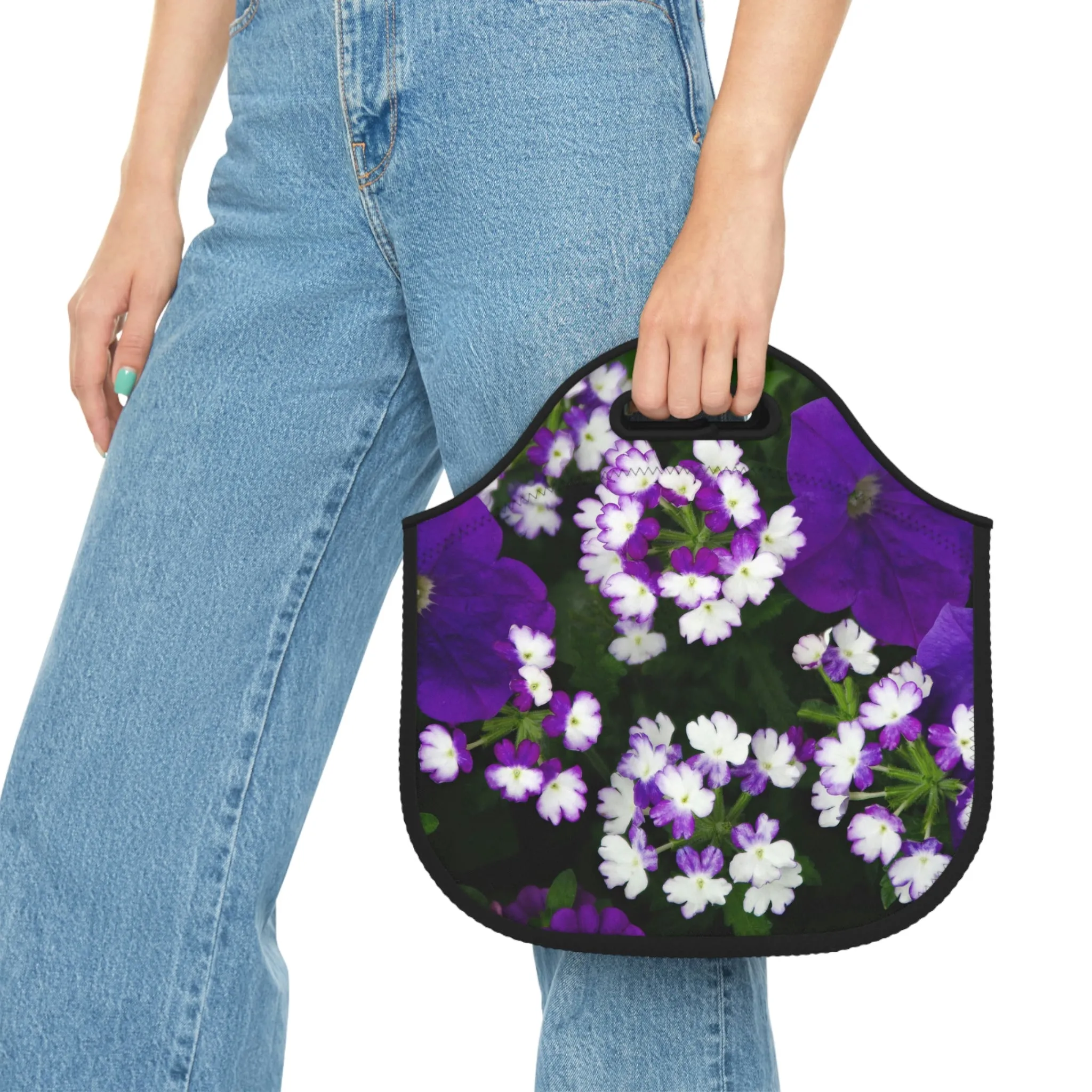 Flowers 04 Neoprene Lunch Bag