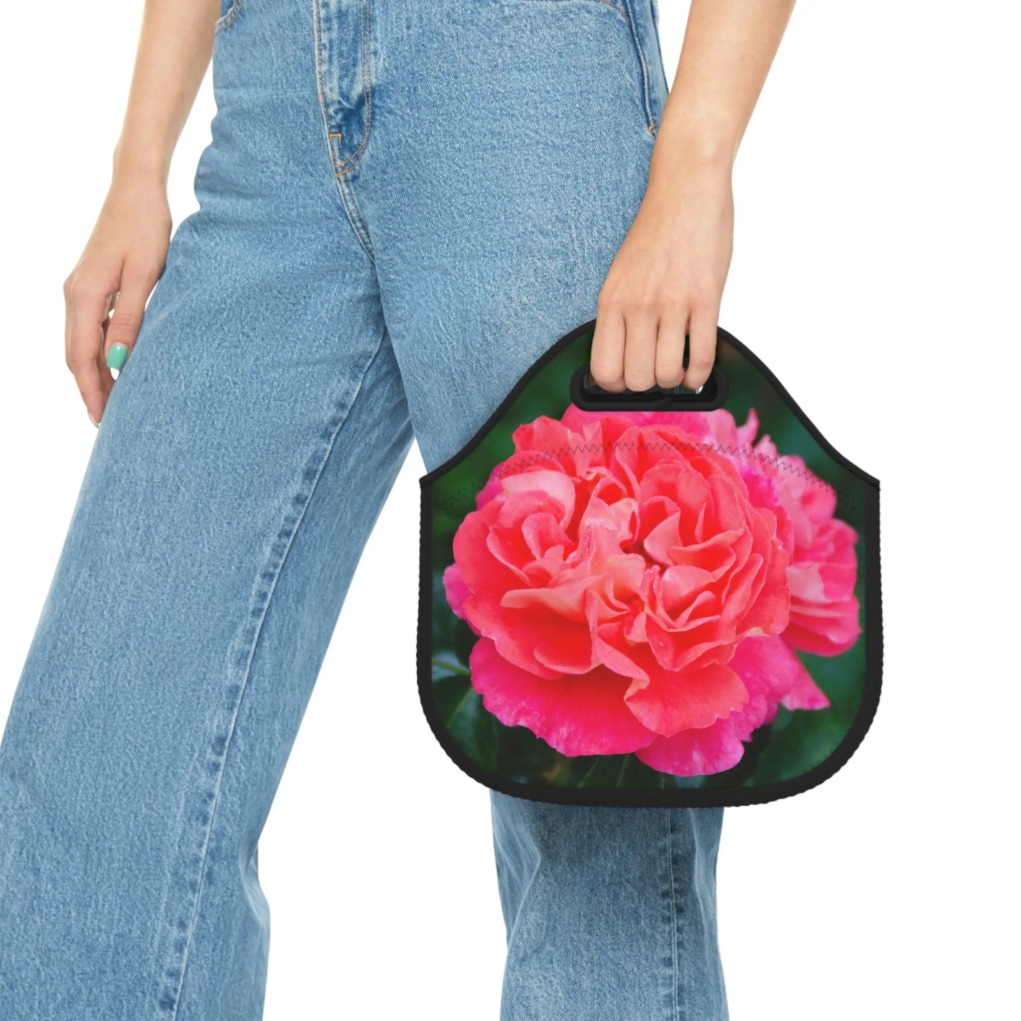 Flowers 08 Neoprene Lunch Bag