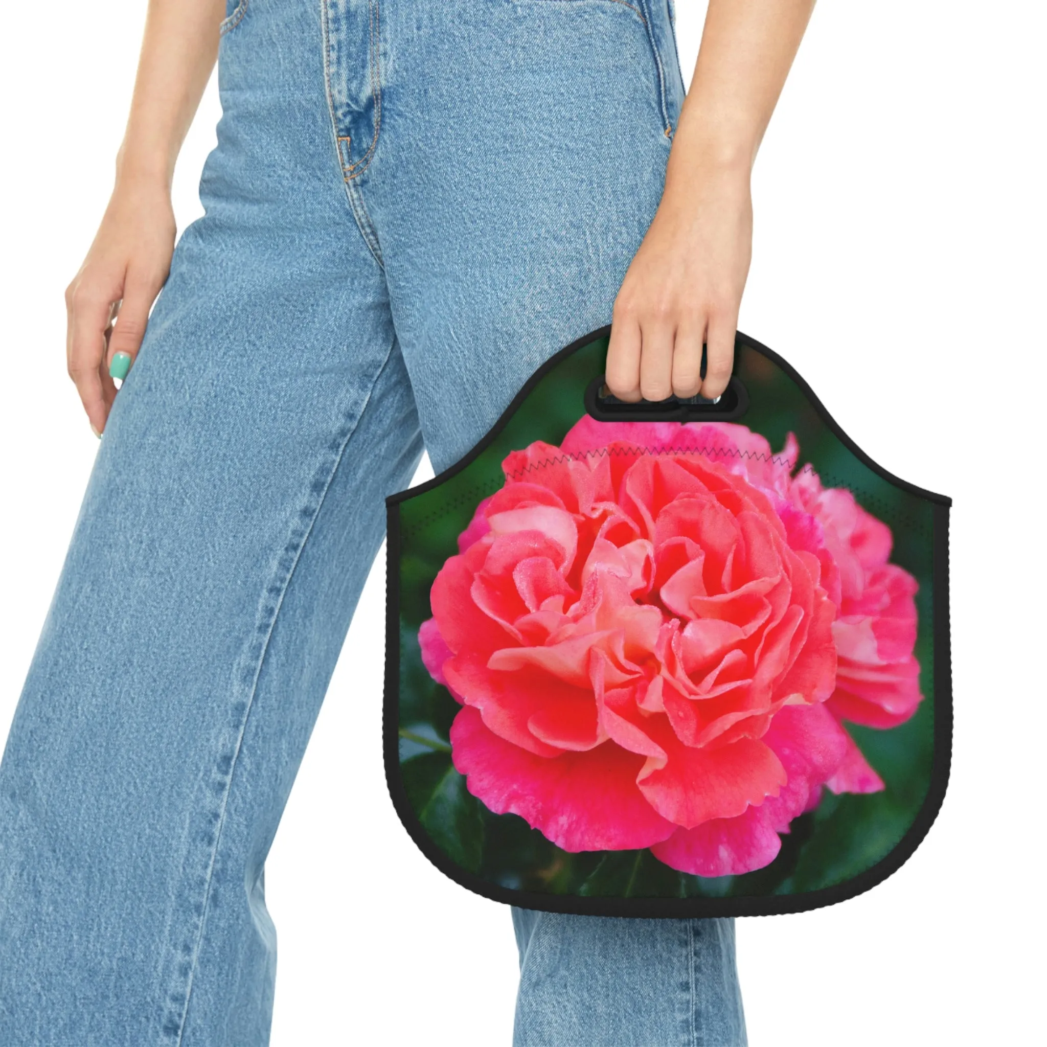Flowers 08 Neoprene Lunch Bag