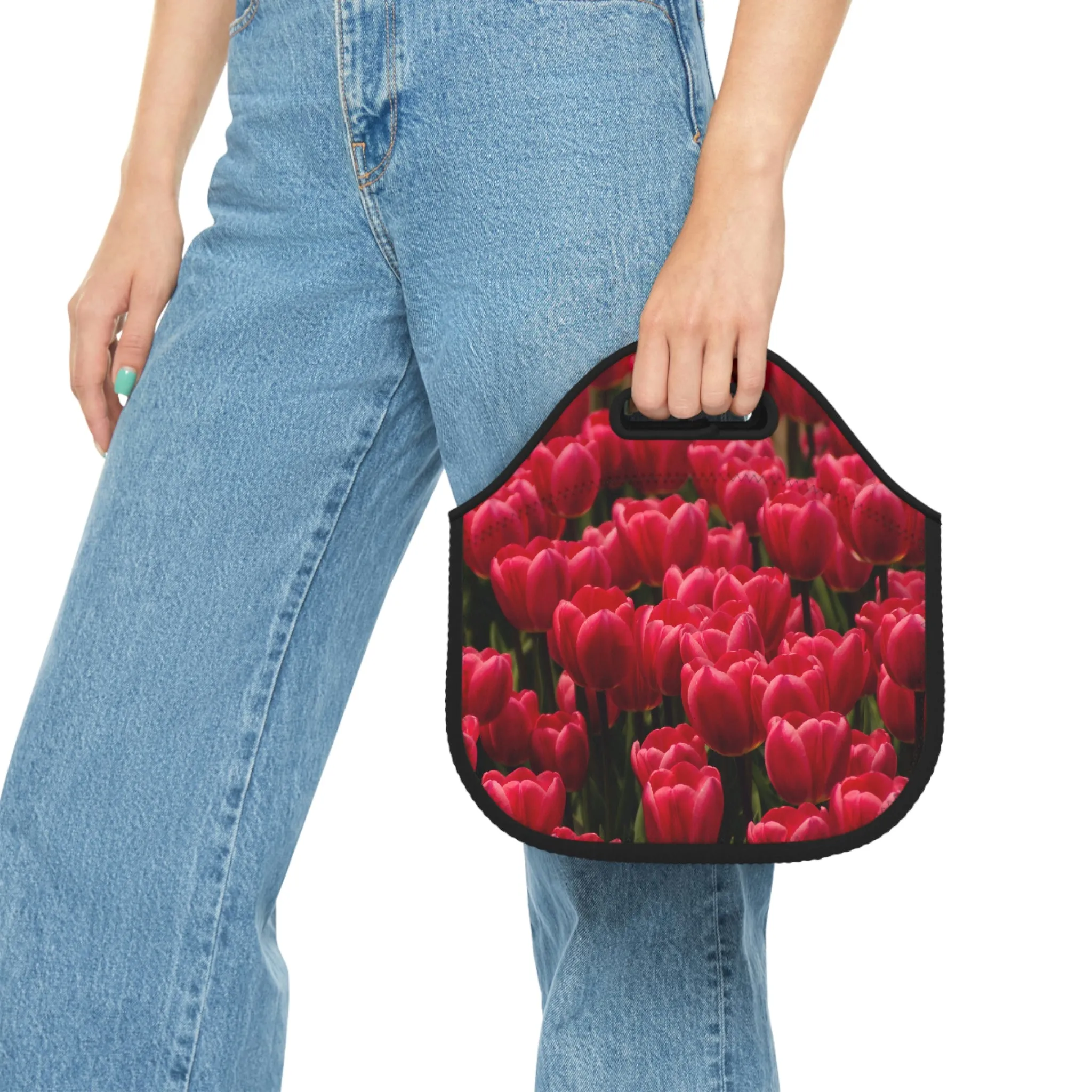 Flowers 16 Neoprene Lunch Bag