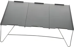 Folding Lightweight Aluminum Camping Table Portable Picnic Desk for Outdoor BBQ Hiking Fishing and Dining Easy Open Fold No Tools Required