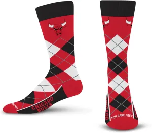 For Bare Feet Men's NBA Argyle Remix Dress Sock