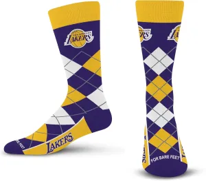 For Bare Feet Men's NBA Argyle Remix Dress Sock