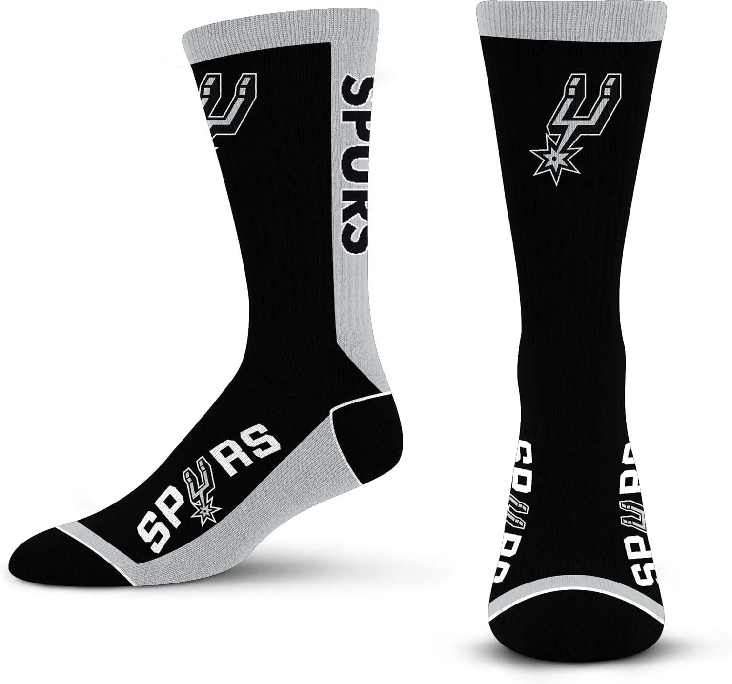 For Bare Feet Men's NBA MVP Crew Sock Medium
