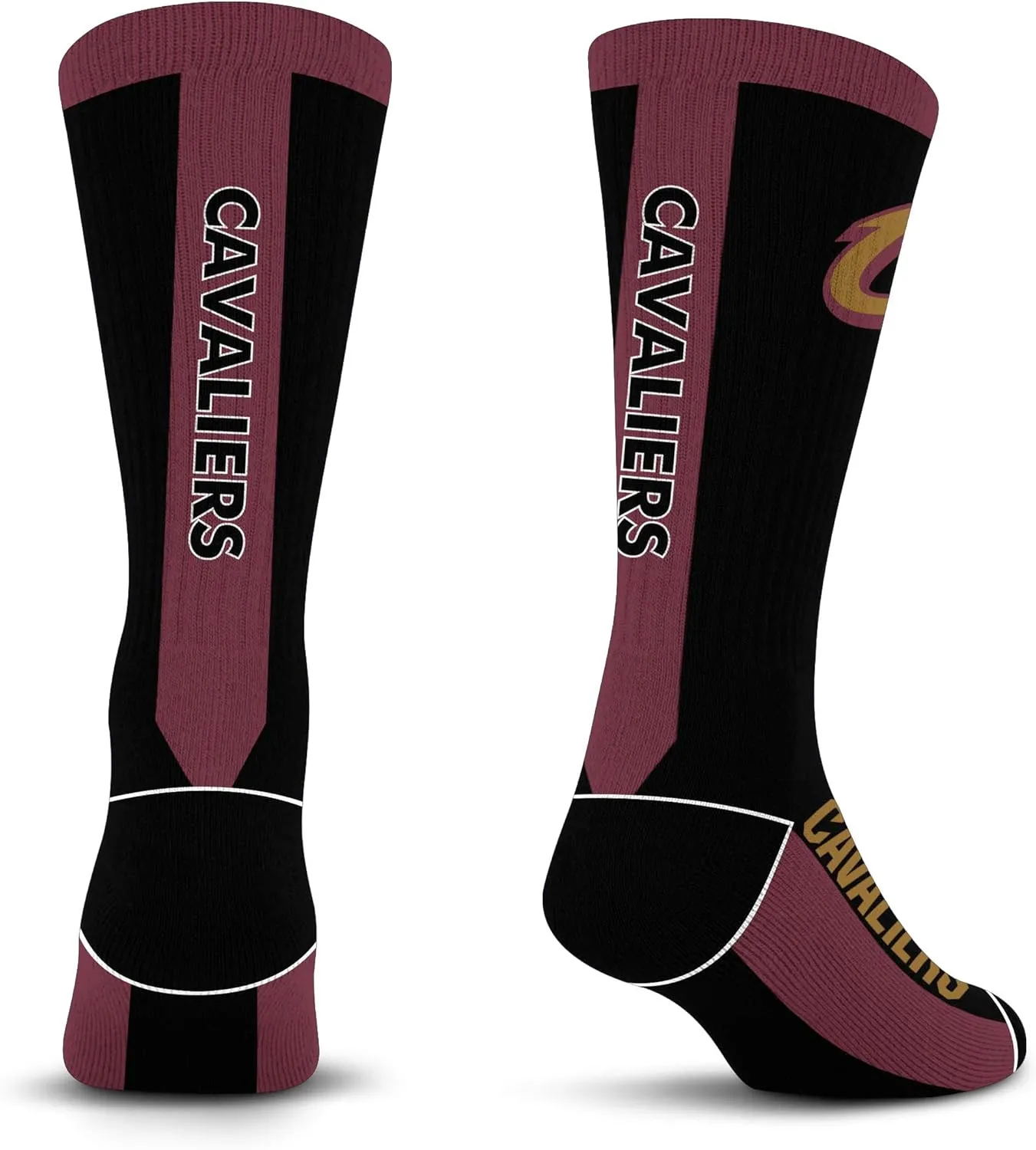 For Bare Feet Men's NBA MVP Crew Sock Medium