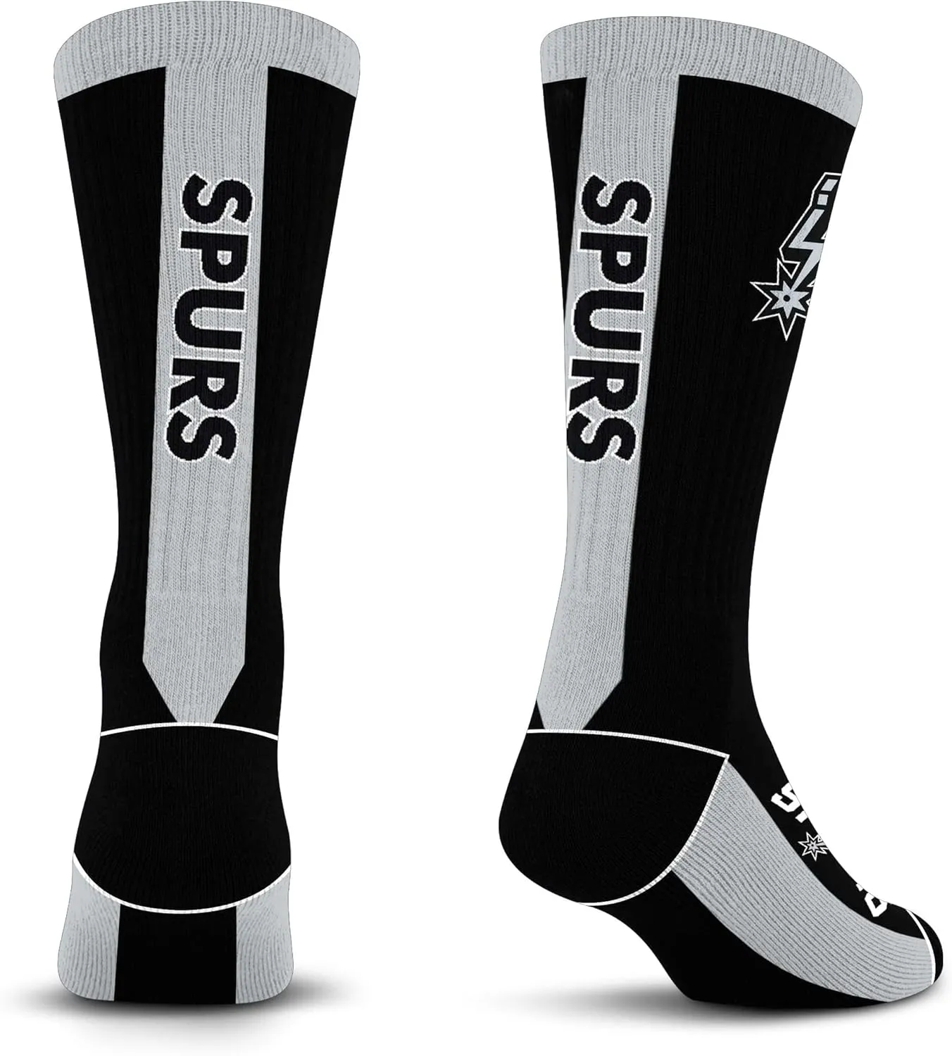 For Bare Feet Men's NBA MVP Crew Sock Medium
