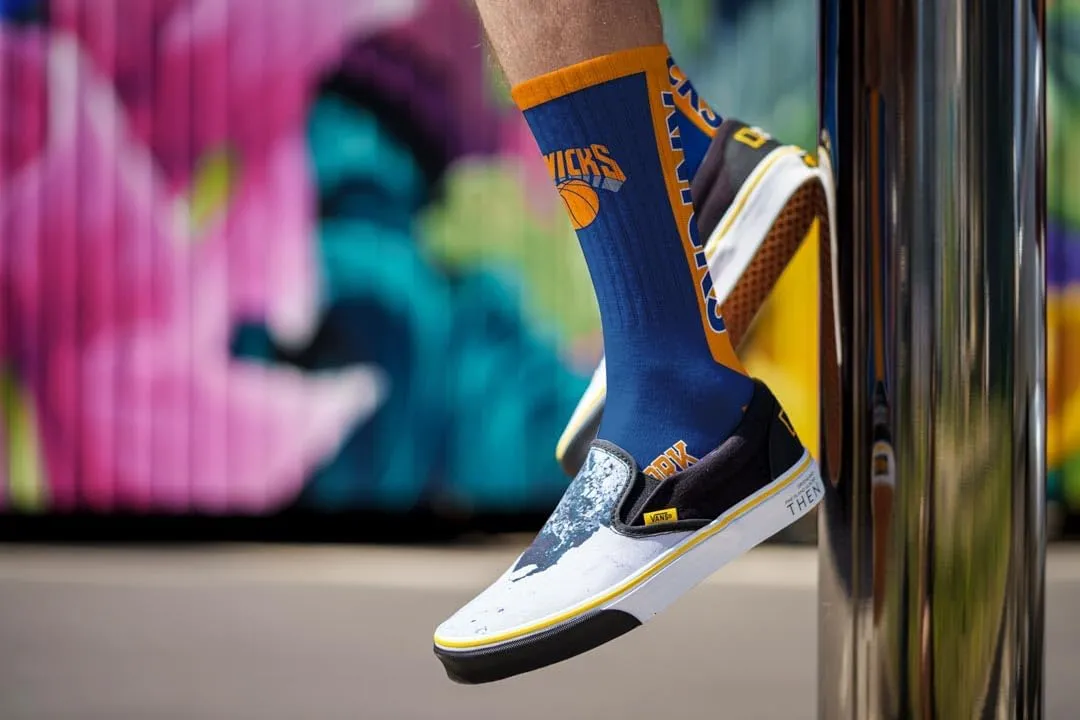For Bare Feet Men's NBA MVP Crew Sock Medium