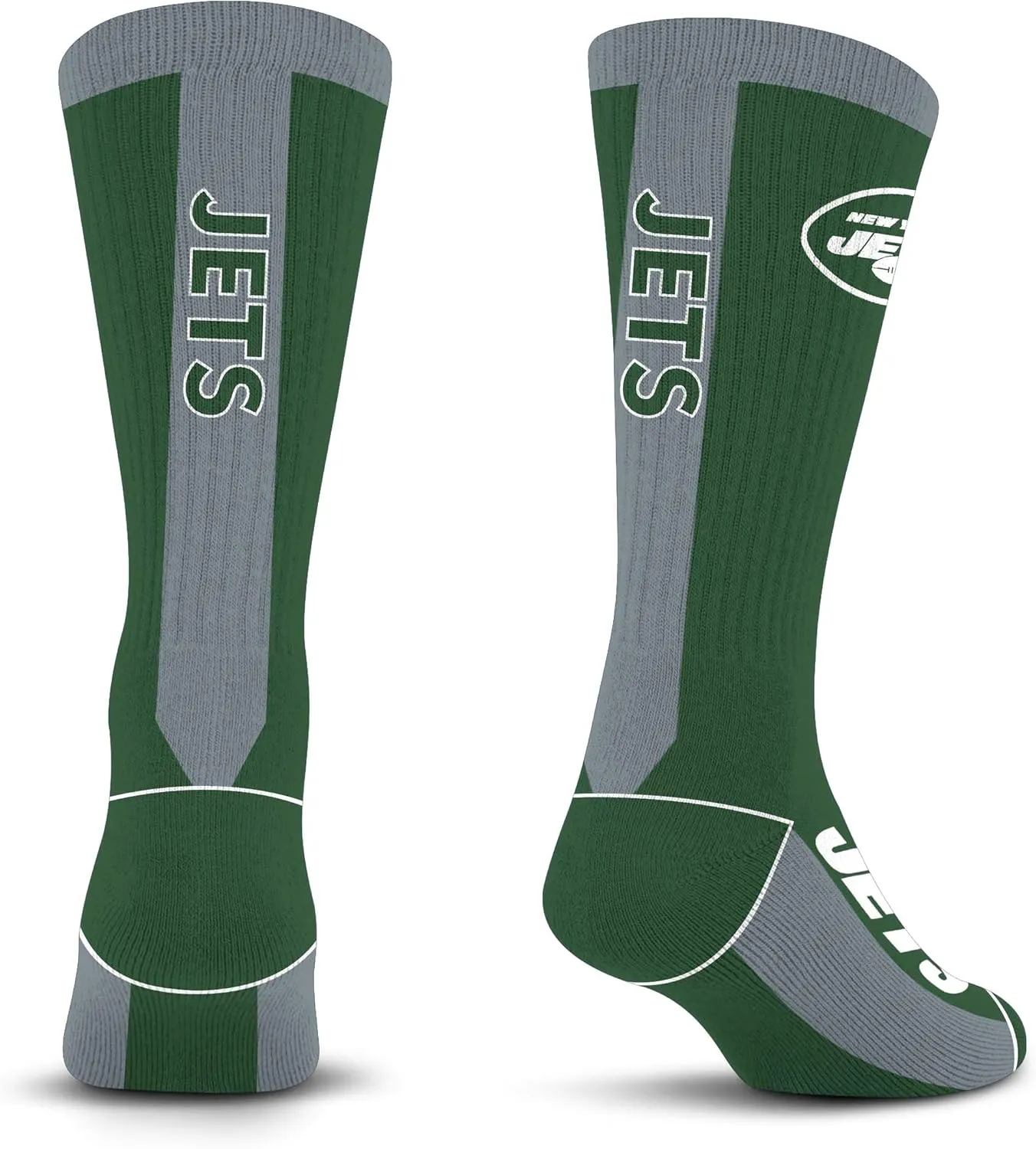 For Bare Feet MVP Crew Sock NFL Large