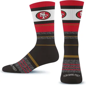 For Bare Feet NFL Friday Dress Crew Sock