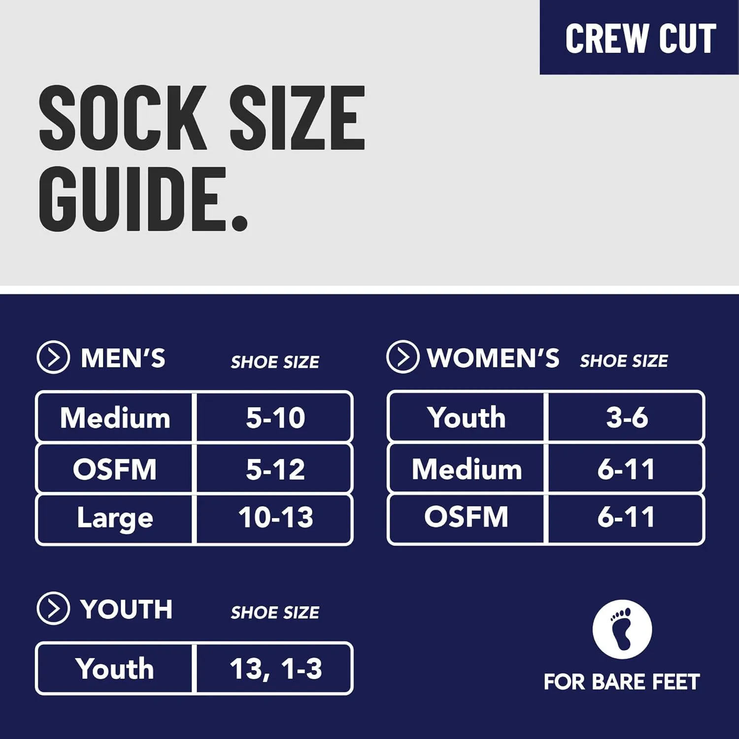 For Bare Feet NFL Friday Dress Crew Sock