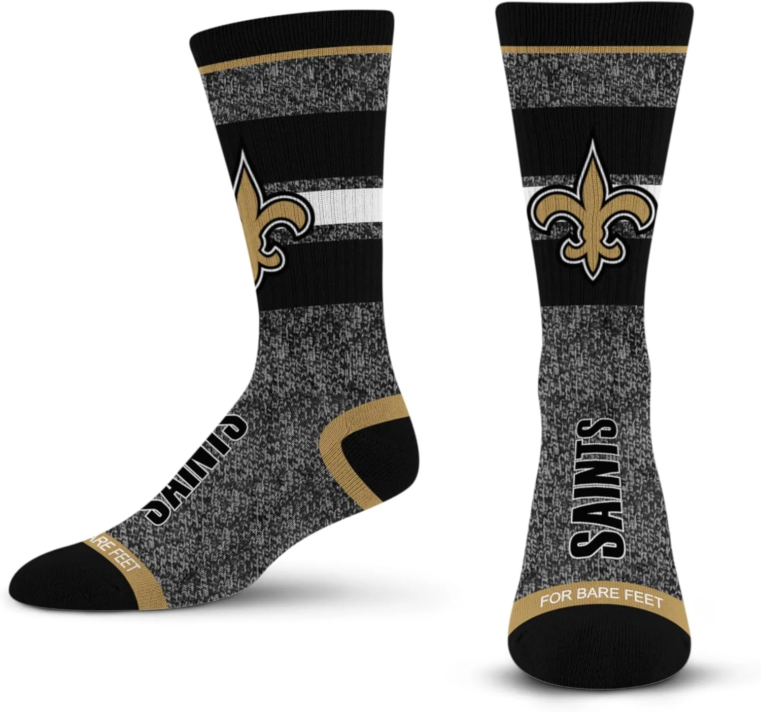 For Bare Feet NFL Marble Spotlight Crew Sock