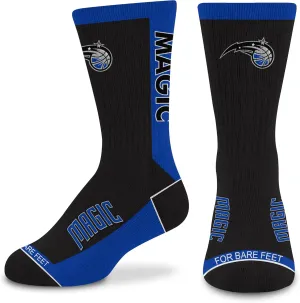 For Bare Feet Unisex Kid's NBA MVP Crew Sock Youth