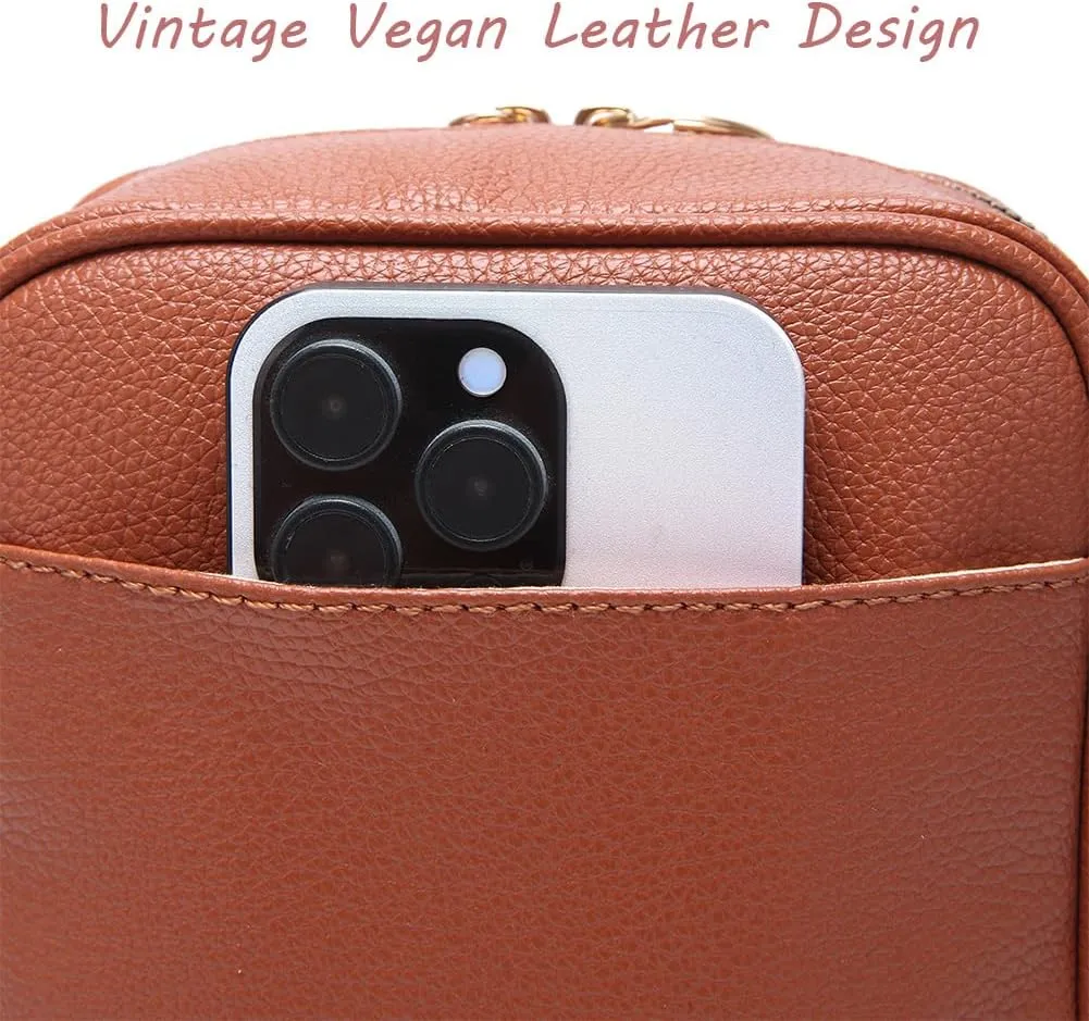 Forcipower Crossbody Bag, Collaboraten1 Crossbody Leather Bag, Anti-Theft Urvashi Crossbody Bag