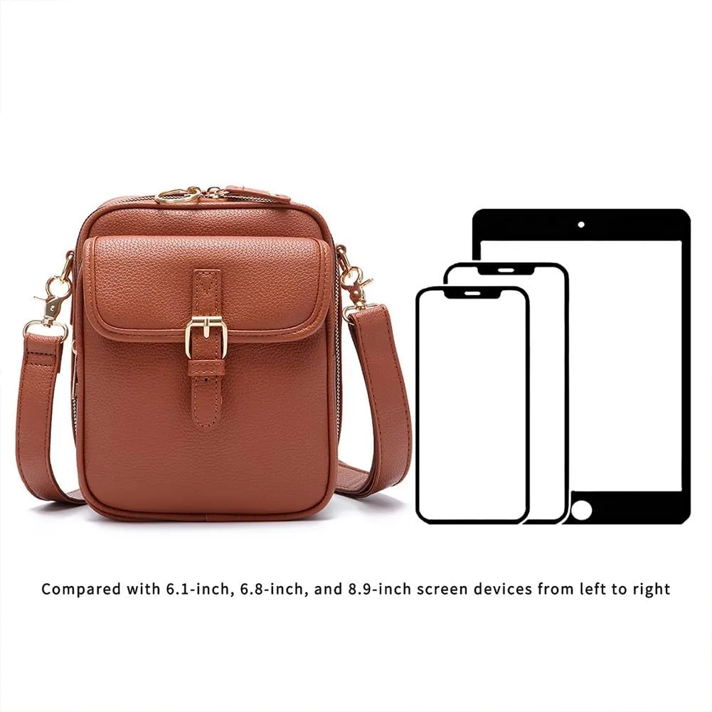 Forcipower Crossbody Bag, Collaboraten1 Crossbody Leather Bag, Anti-Theft Urvashi Crossbody Bag
