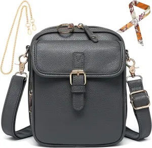 Forcipower Crossbody Bag, Collaboraten1 Crossbody Leather Bag, Anti-Theft Urvashi Crossbody Bag