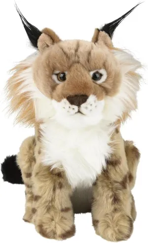 Forest & Twelfth 9" Stuffed Lynx Plush, Heirloom Collection Stuffed Animal, Premium Materials, Best Gift for Kids Age 3 , Nursery and Room Decor (9" Lynx)