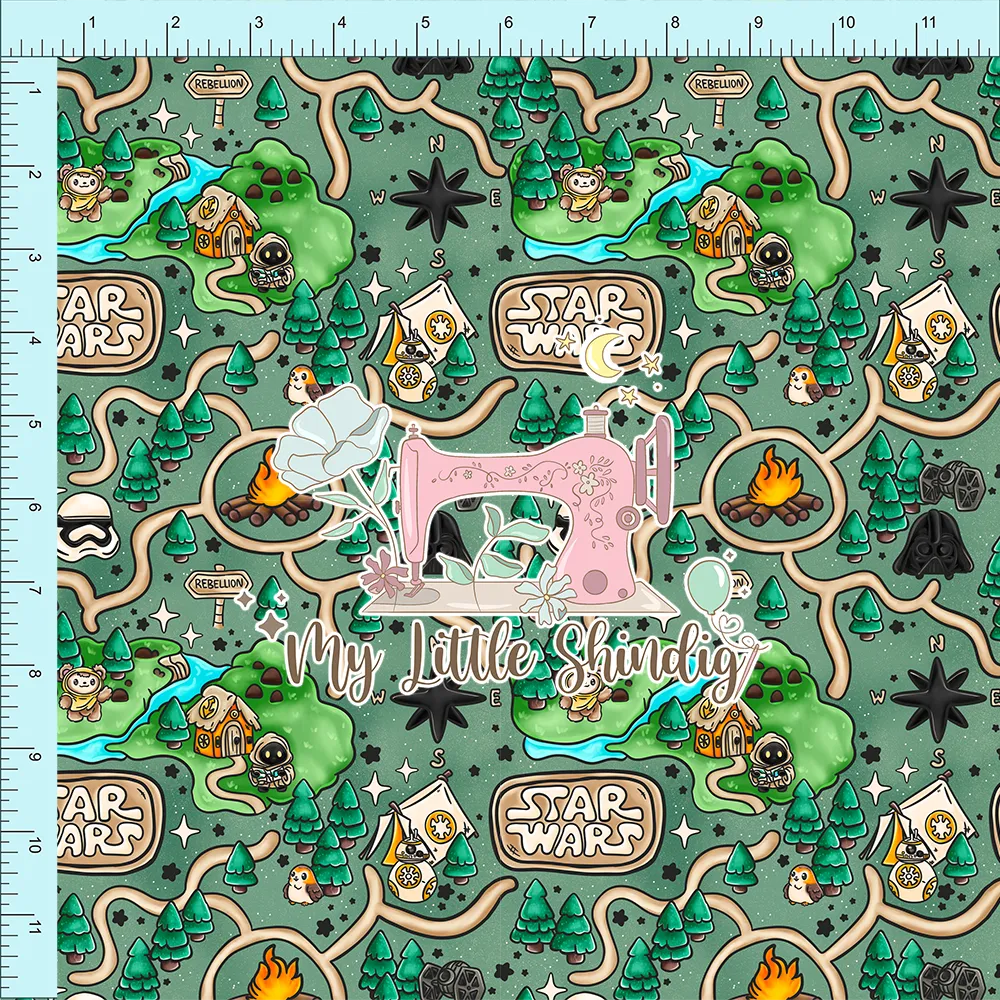 Forest Map Green (preorder)