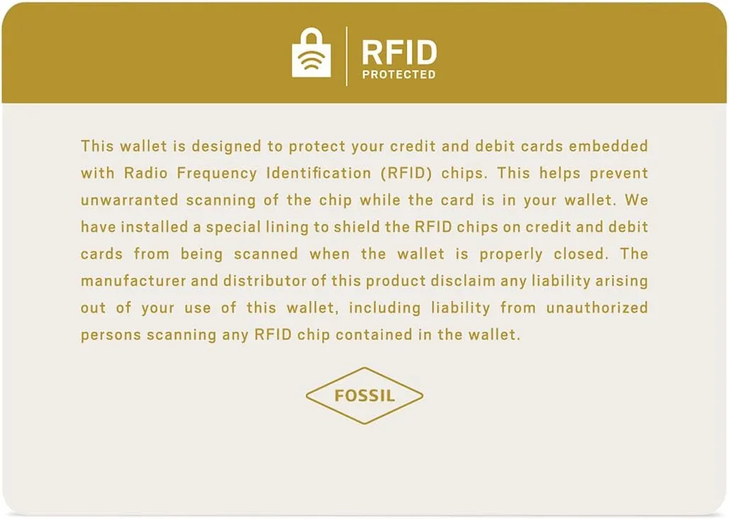 Fossil Men's International Combination Wallet