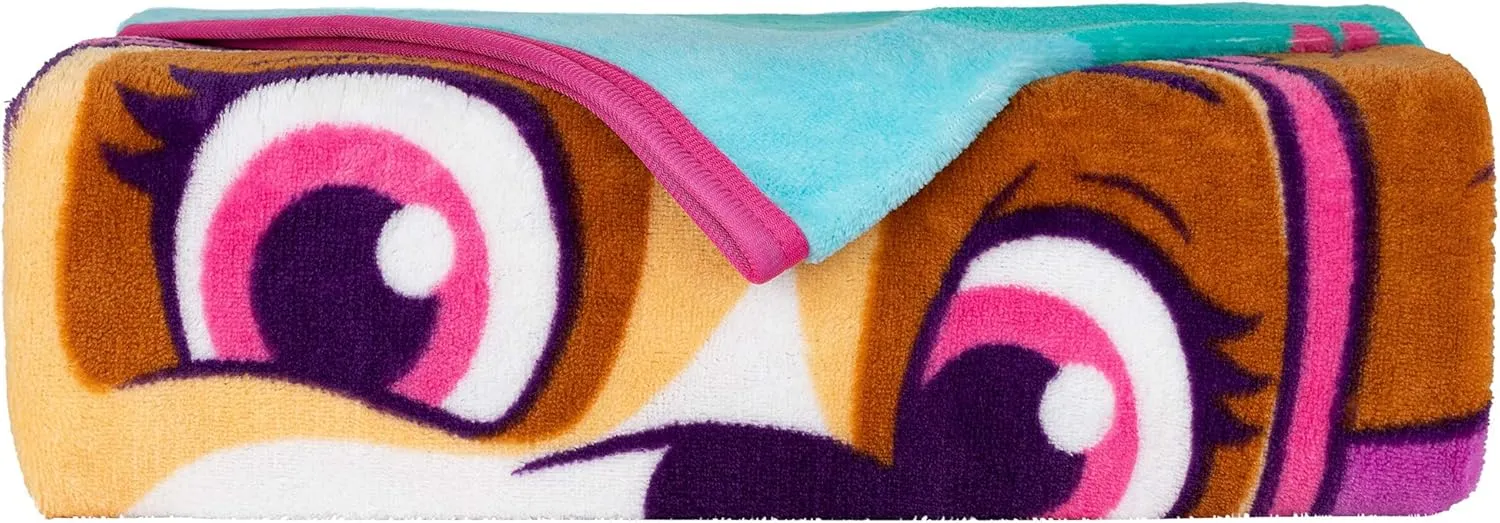 Franco Kids Bedding Super Soft Micro Raschel Throw, 46 in x 60 in, Paw Patrol Skye Girls