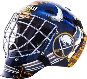 Franklin Sports Team Licensed NHL Hockey Goalie Face Mask - Goalie Mask for Kids Street Hockey - Youth NHL Team Street Hockey Masks