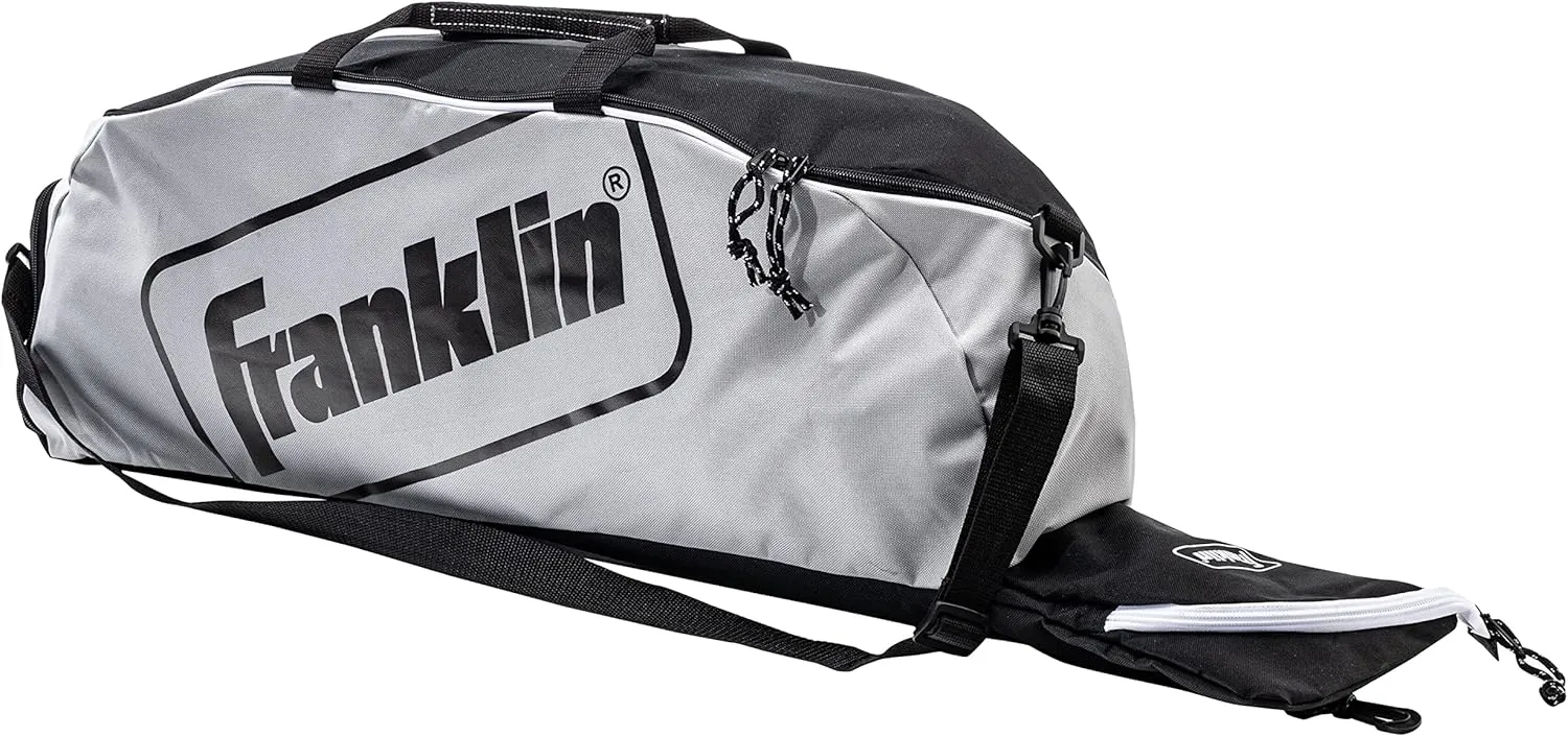 Franklin Sports Youth Baseball Bat Bag - Kids Teeball, Softball, Baseball Equipment Bag - Holds Bat, Helmet, Cleats and More