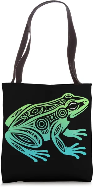 Frog Indian Tribal Art Native American Tote Bag