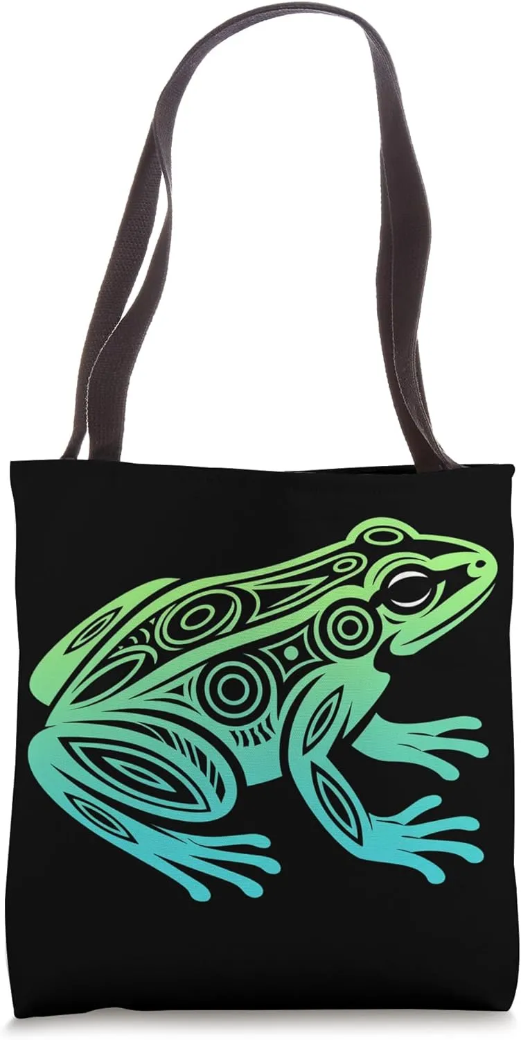 Frog Indian Tribal Art Native American Tote Bag