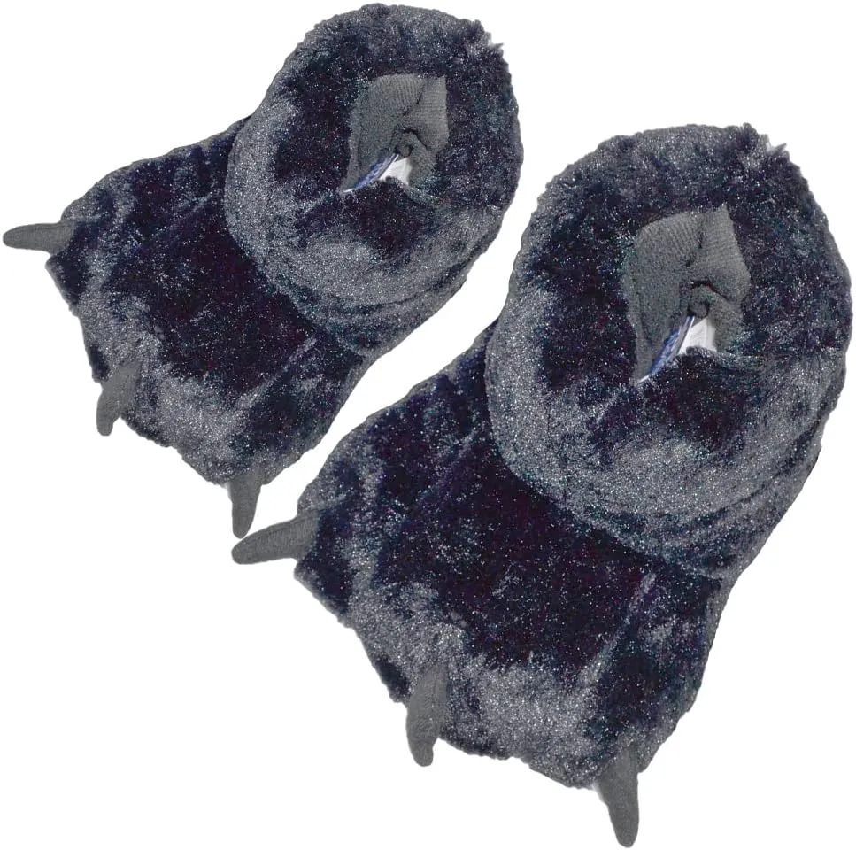 Funny Bear Paw Slippers Adult Monster Dino slippers for toddler Boys dinosaur slippers